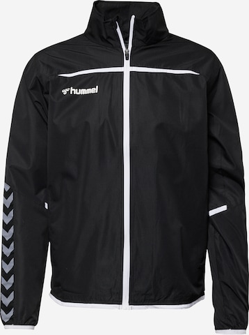 Hummel Trainingsjack 'AUTHENTIC' in Zwart: voorkant