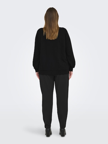 ONLY Carmakoma Sweatshirt 'CARXmas' in Zwart