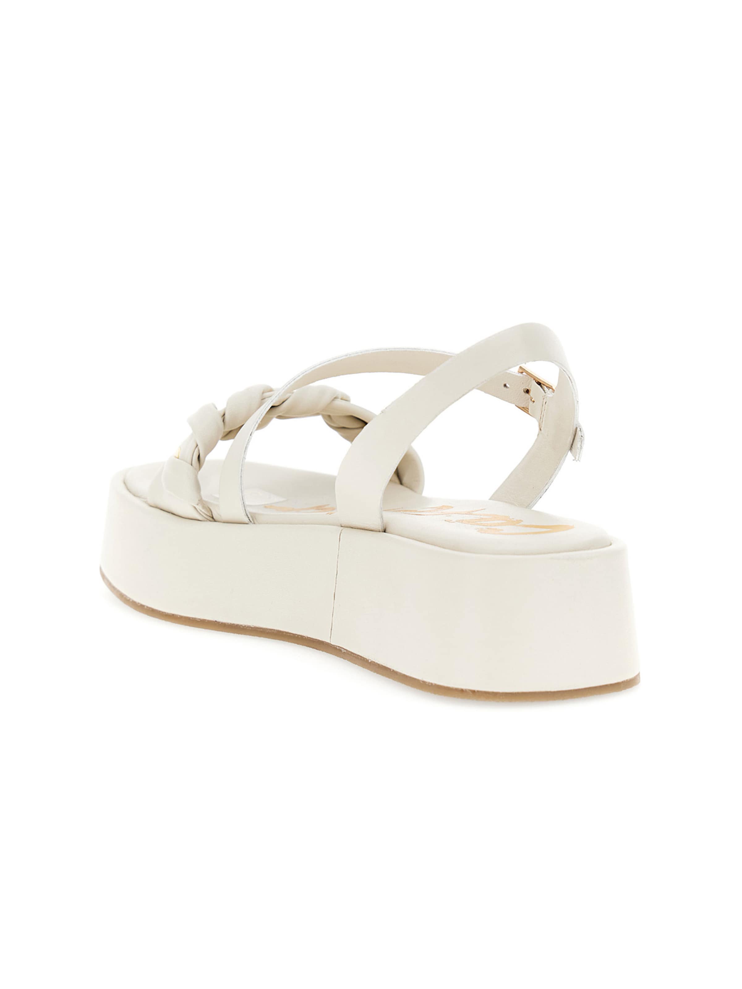 CAFè NOIR Strap sandal in Beige