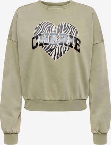 ONLY Sweatshirt 'ONLLauren' in Beige: Vorderseite