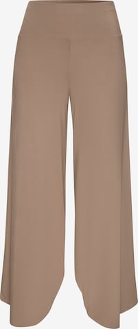 LASCANA Pyjamahose in Grau: Vorderseite