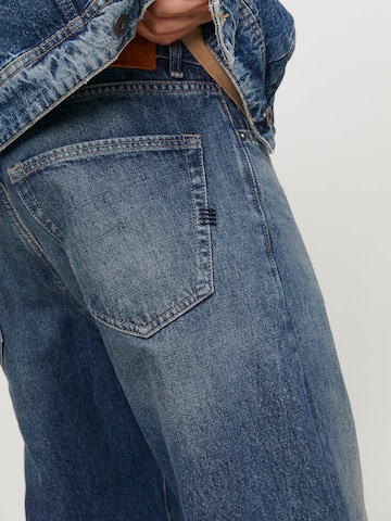 JACK & JONES Wide leg Jeans 'Eddie Cooper' i blå