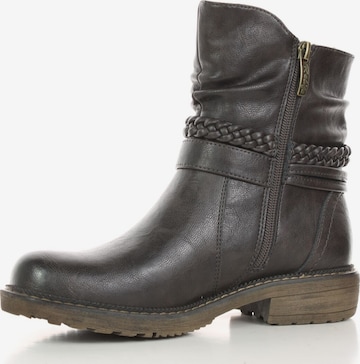 Relife Stiefelette Weite G in Braun: Vorderseite