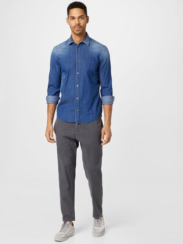Coupe slim Chemise Dondup en bleu