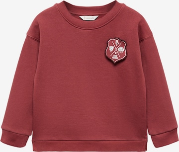 Sweat MANGO KIDS en rouge : devant