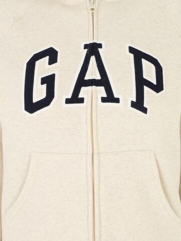 Gap Petite Zip Up Hoodie HERITAGE in Beige ABOUT YOU