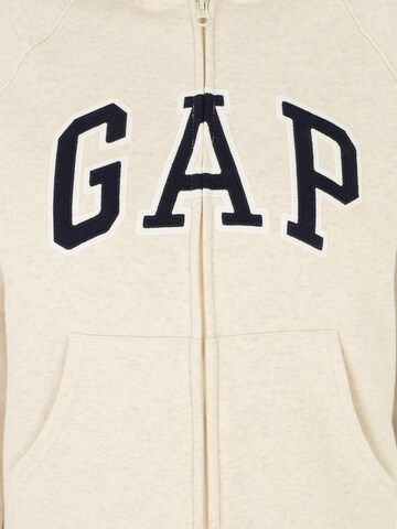 Gap Petite Sweatjacke 'HERITAGE' in Beige