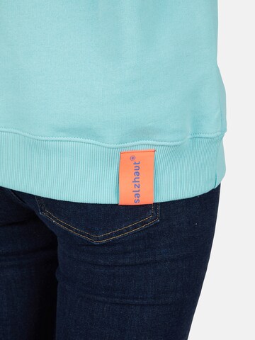 salzhaut Sweatshirt 'Tagel' in Blauw