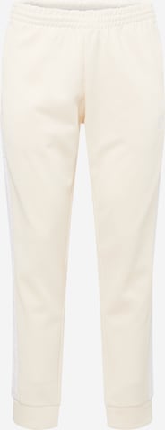 Effilé Pantalon 'Adicolor Classics SST' ADIDAS ORIGINALS en blanc : devant