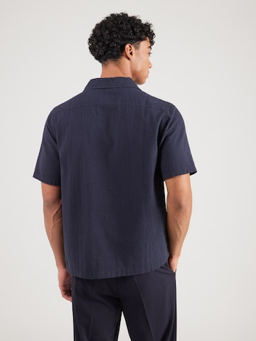 INDICODE JEANS Regular Fit Paita 'Drill' värissä sininen