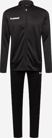 Hummel Облекло за трениране в черно: отпред
