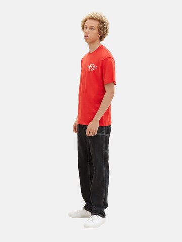 TOM TAILOR DENIM T-Shirt in Rot