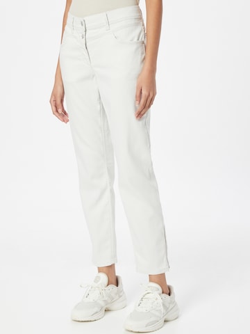 GERRY WEBER Slimfit Jeans 'Best4me' in Weiß