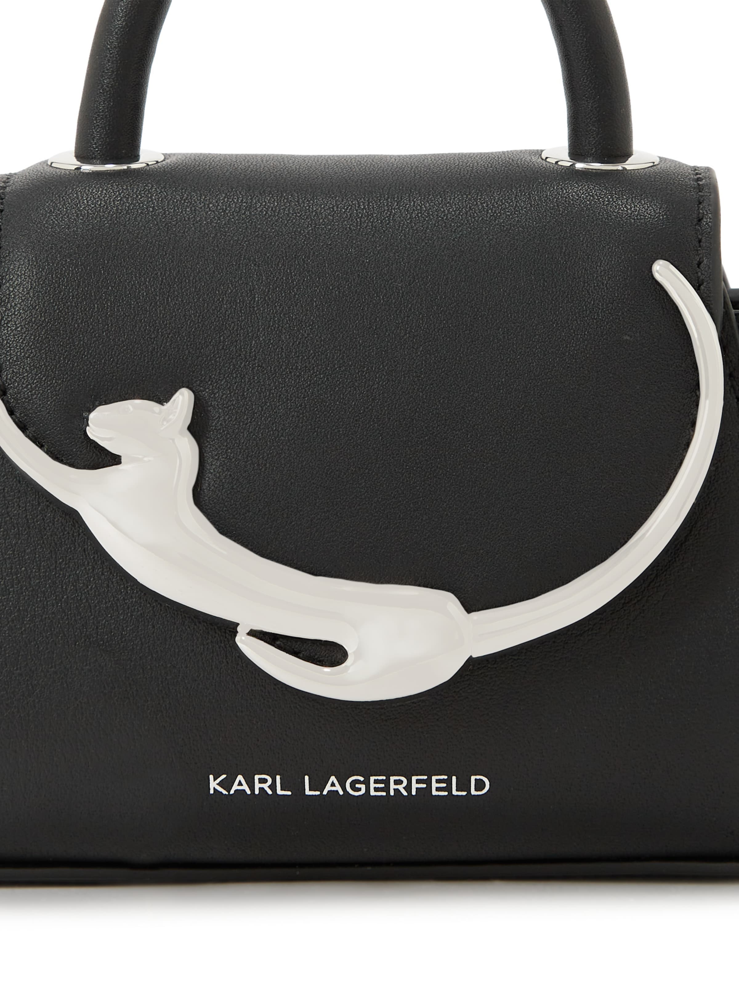 Borsa a mano 'Choupette' di Karl Lagerfeld in nero