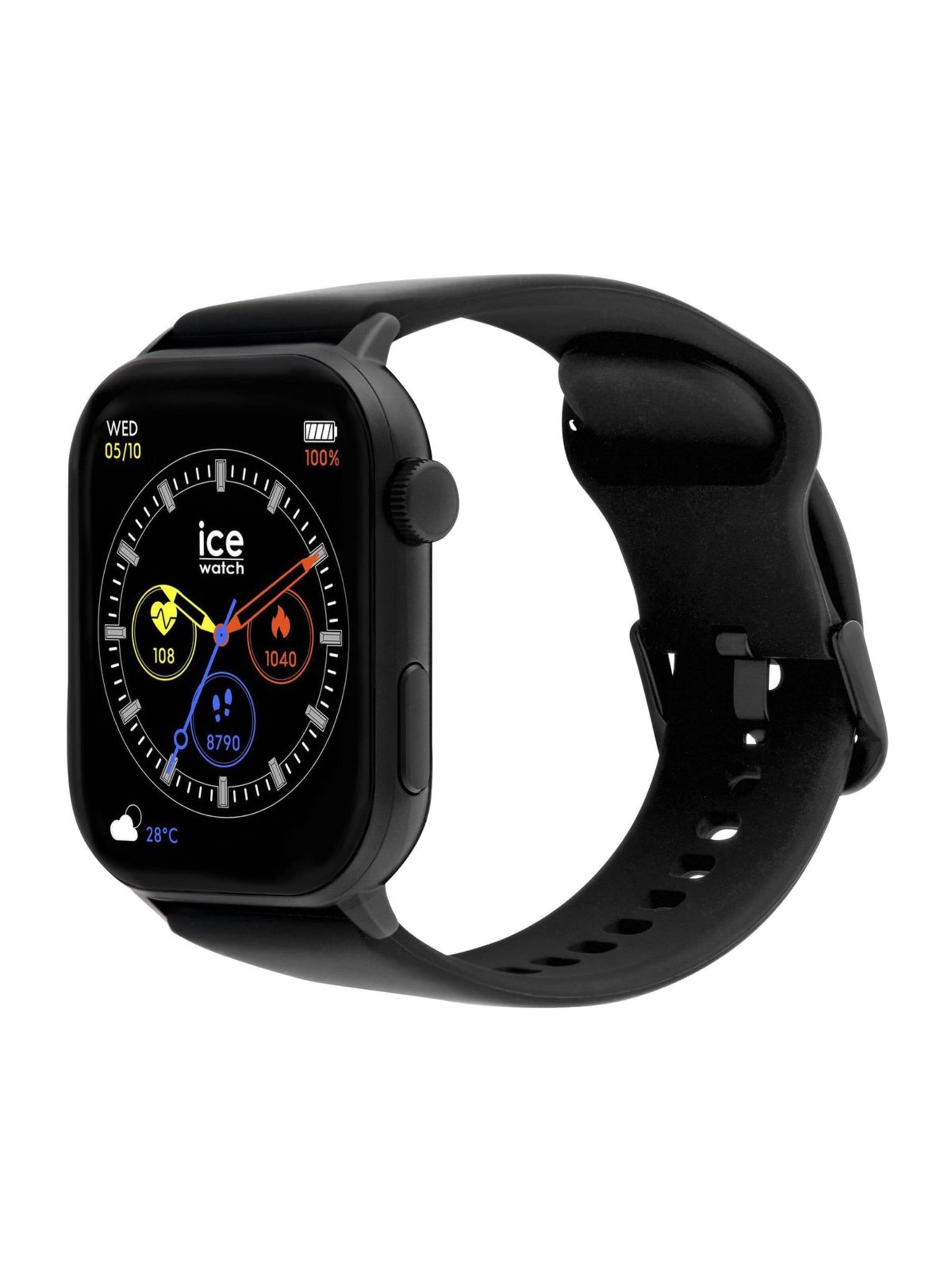 ICE WATCH Digitaal horloge 'Smartwatch ICE smart 2.0' in Zwart