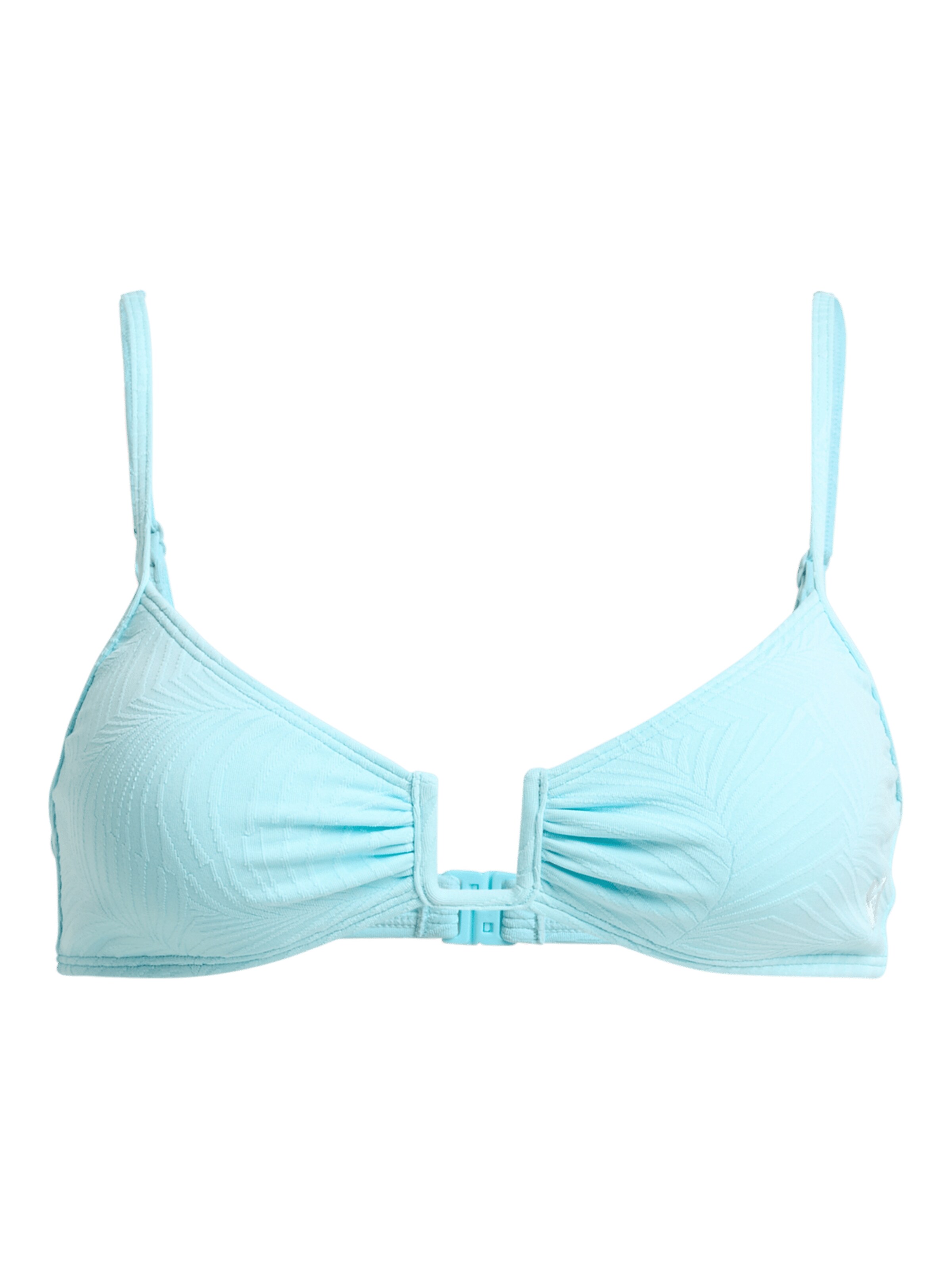 ROXY Bustier Bikinitop 'Palm Dreams' in Blau: Vorderseite