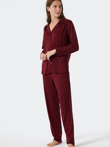 SCHIESSER Pyjama in Rood