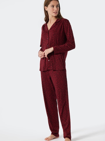 SCHIESSER Pyjama in Rot