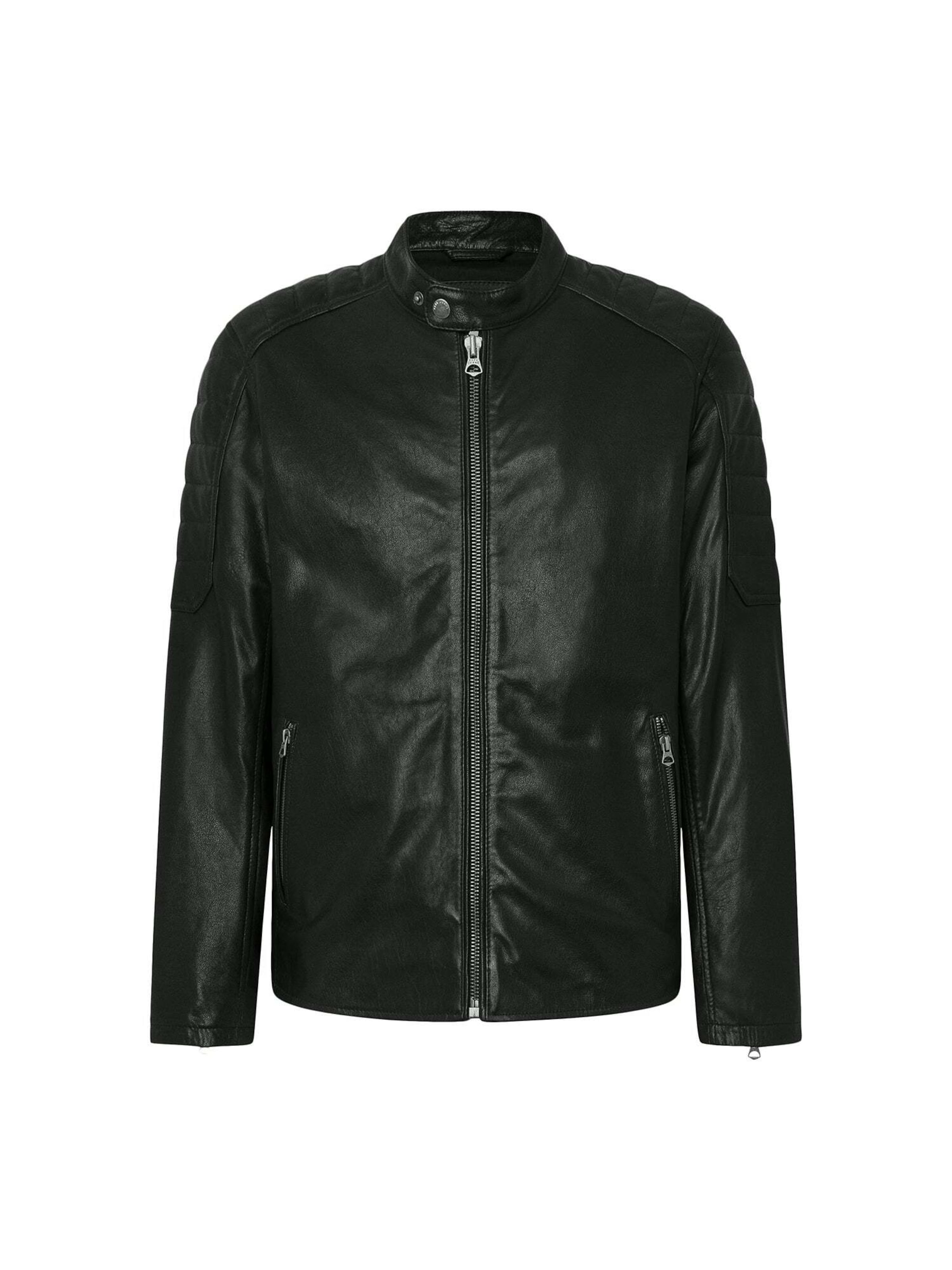 Giacca di mezza stagione 'Travis' di Pepe Jeans in nero: frontale