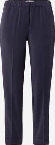 Samsøe Samsøe Slim fit Pleated Pants 'HOYS' in Blue: front