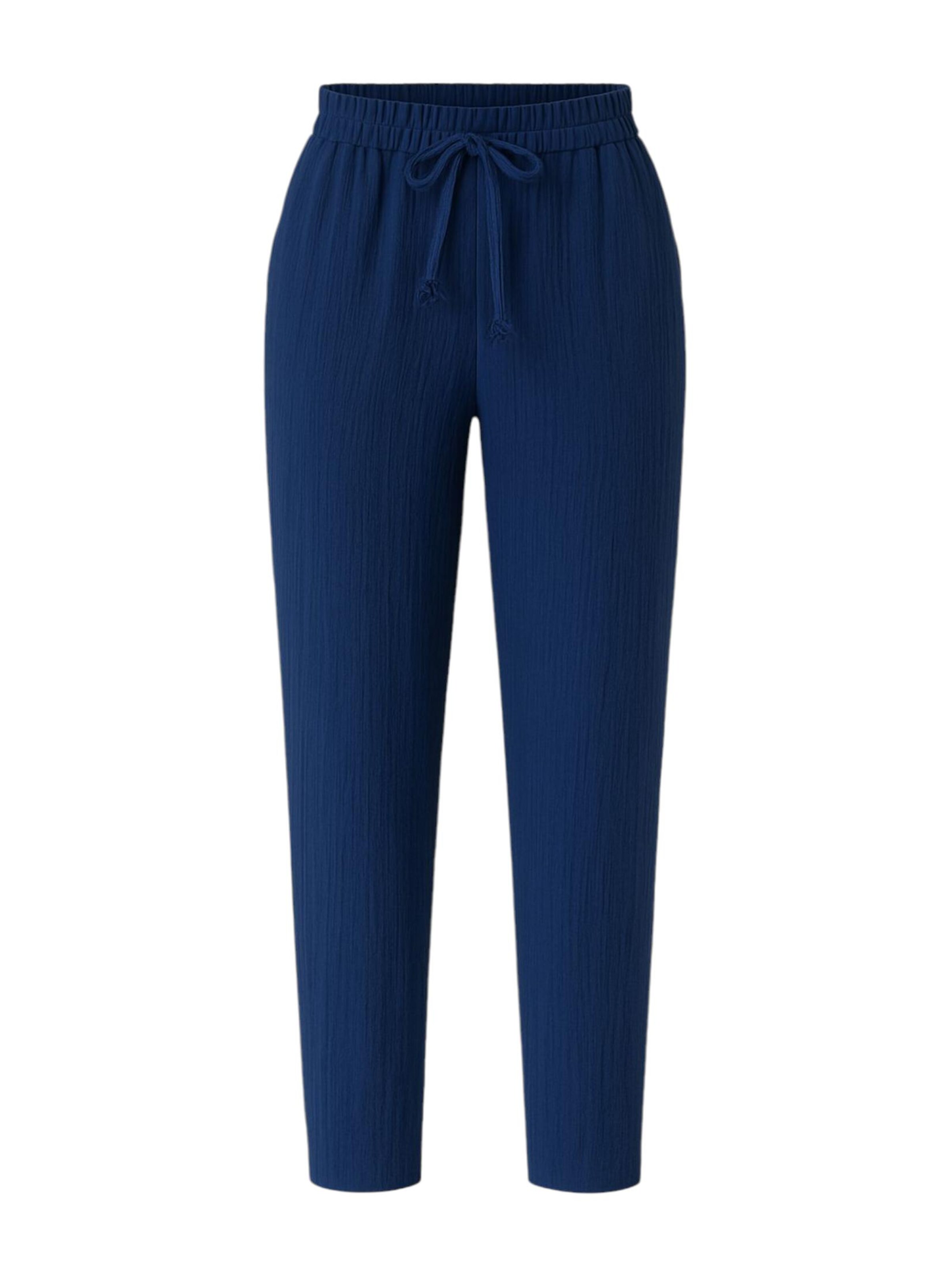 Wide leg Pantaloni 'Eluna' di WENOR in blu: frontale