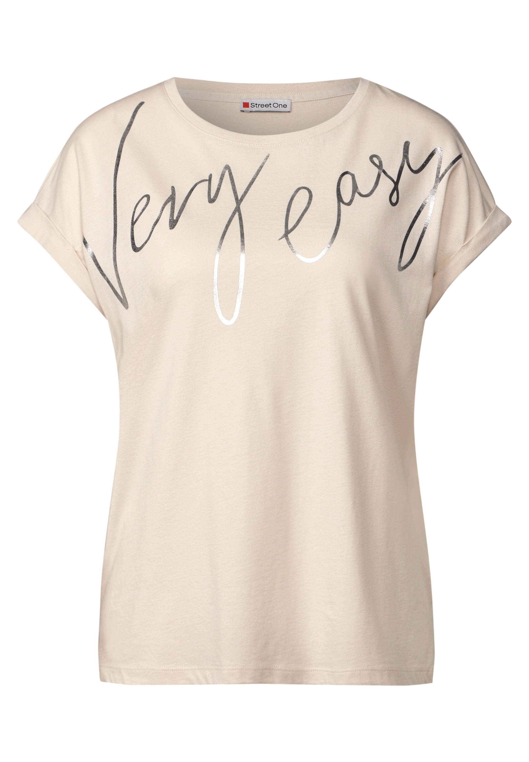 STREET ONE Shirt in Beige: front