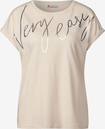 STREET ONE Shirt in Beige: front