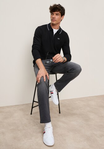 Man's World Sweatshirt in Schwarz