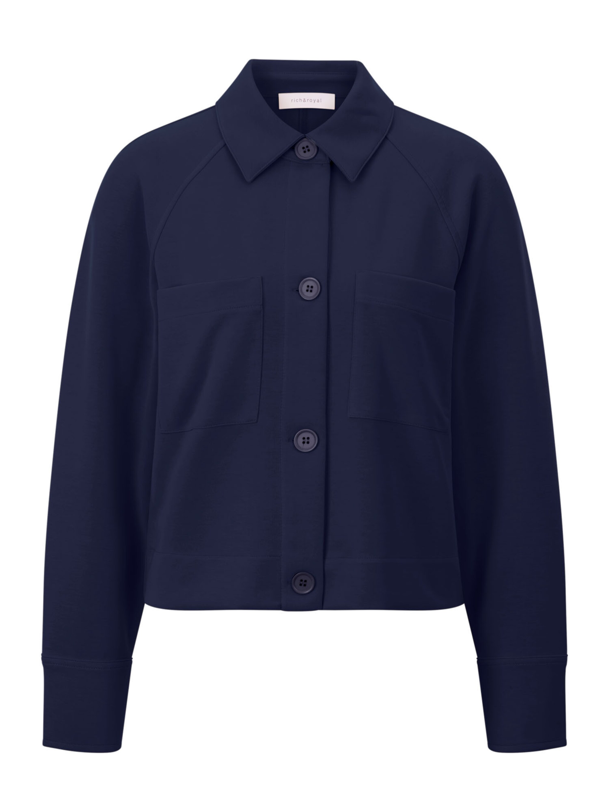 Rich & Royal Between-season jacket in Blue: front
