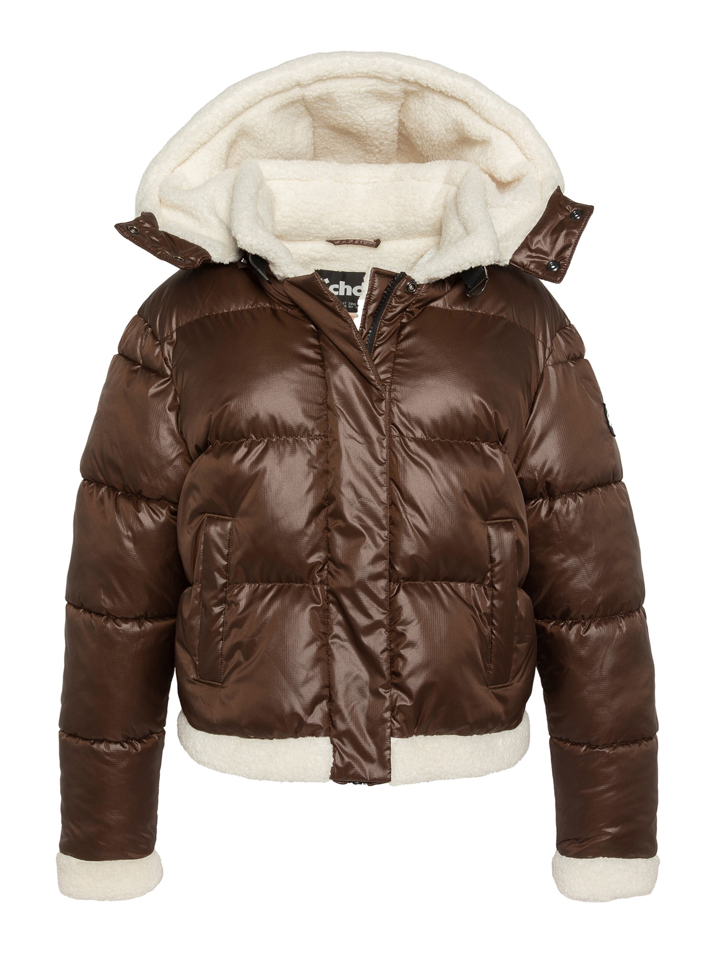 Manteau d’hiver Schott NYC en marron : devant