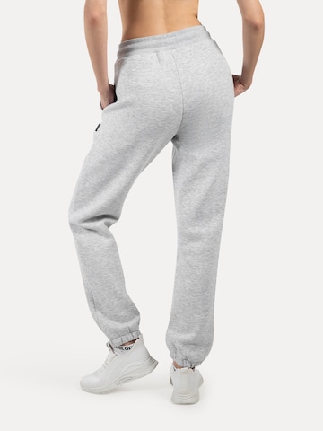 Effilé Pantalon Smilodox en gris