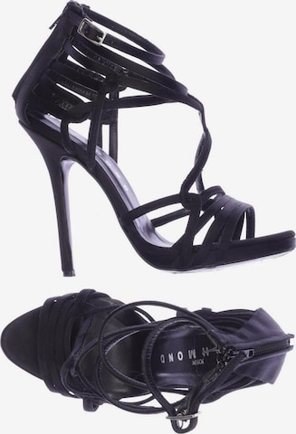 John Richmond Sandalen 36,5 in Schwarz: Vorderseite