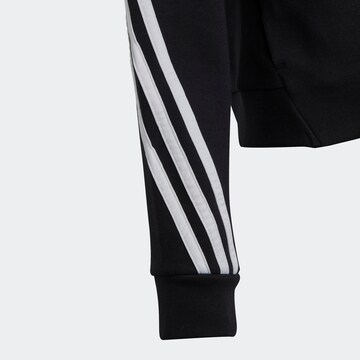 ADIDAS SPORTSWEAR Athletic Zip-Up Hoodie 'Future Icons' in Black