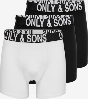 Boxers 'FITZ' Only & Sons en noir : devant