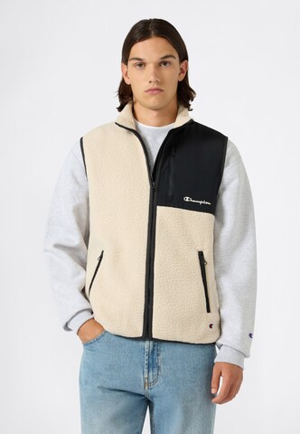 Champion Vest in Beige: front
