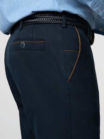 Regular Pantalon chino 'New York' MEYER en bleu