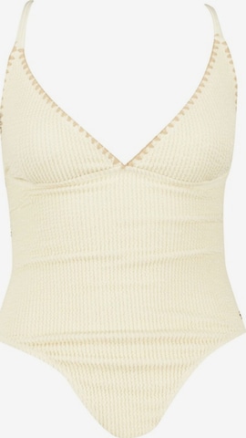 Maillot de bain Deeluxe en beige : devant