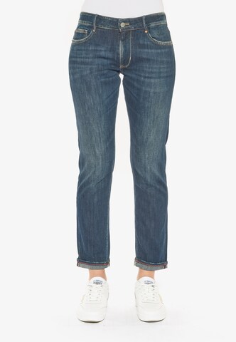 Le Temps Des Cerises Regular Jeans in Blue: front