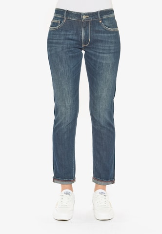 Le Temps Des Cerises Regular Jeans in Blue: front