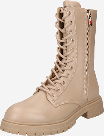 TOMMY HILFIGER Boots in Beige: front