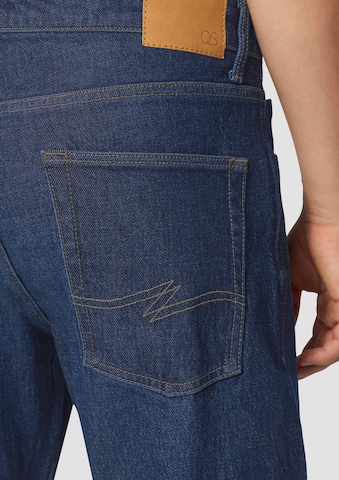 QS Regular Jeans i blå
