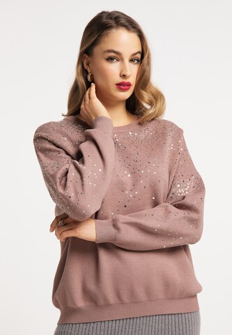 faina Sweater in Pink: front