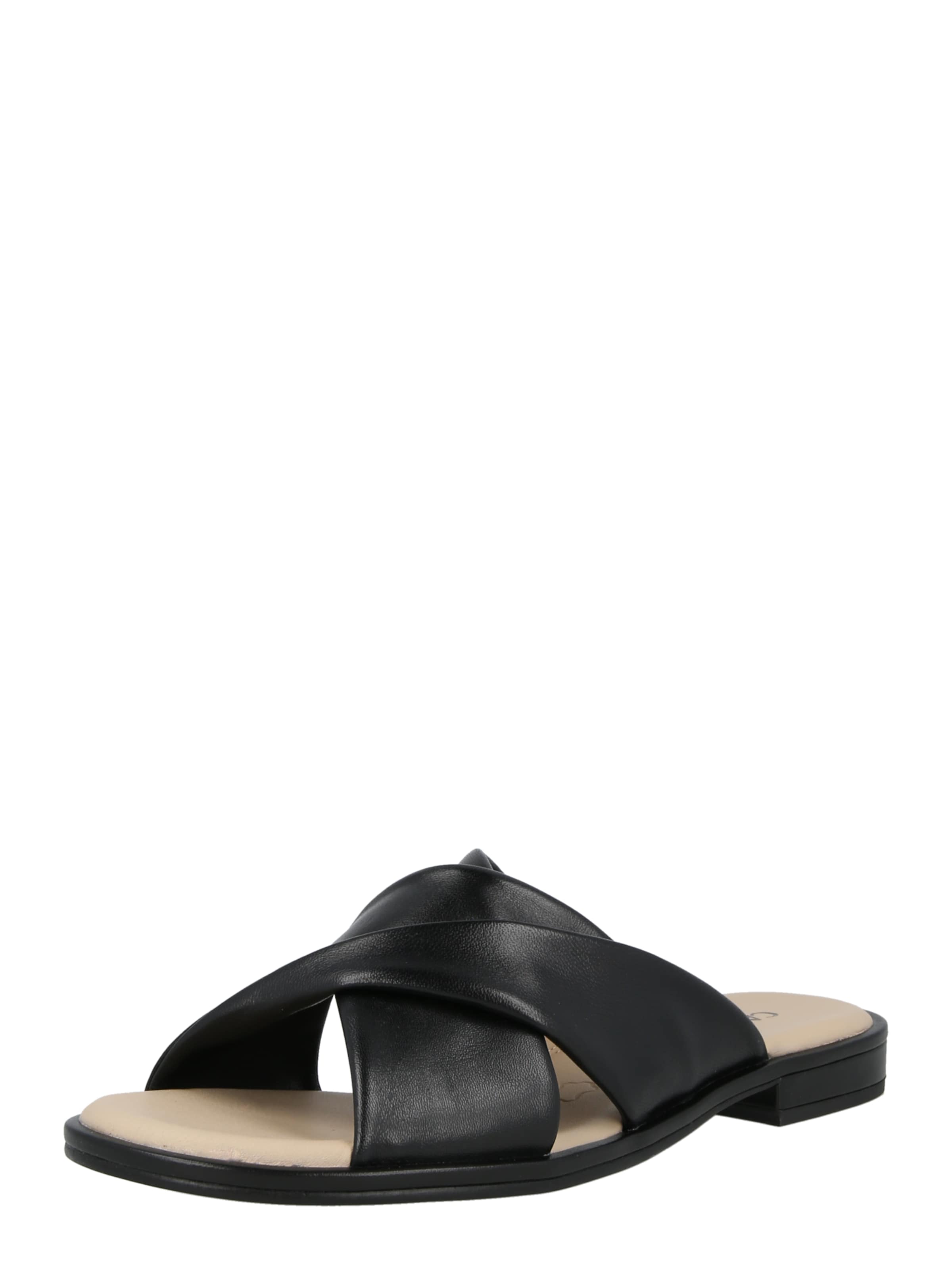 CAPRICE Papucs - fekete: elől