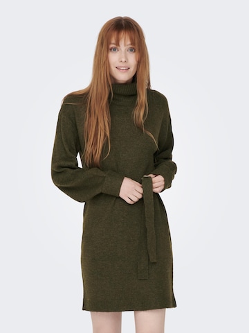 JDY Knitted dress 'Rue' in Green: front
