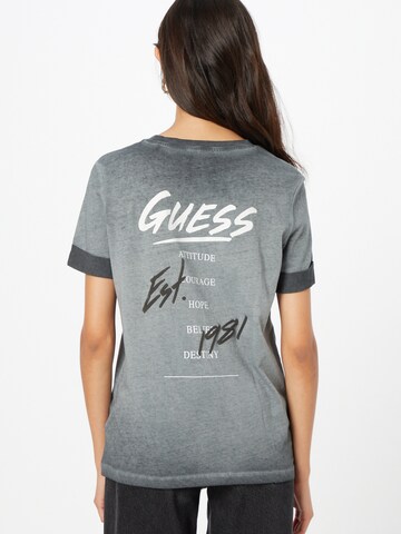 GUESS T-Shirt 'Ginette' in Grau
