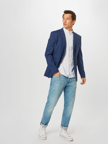 SELECTED HOMME Regular fit Colbert in Blauw