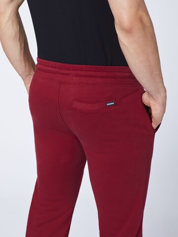 CHIEMSEE Tapered Pants in Red