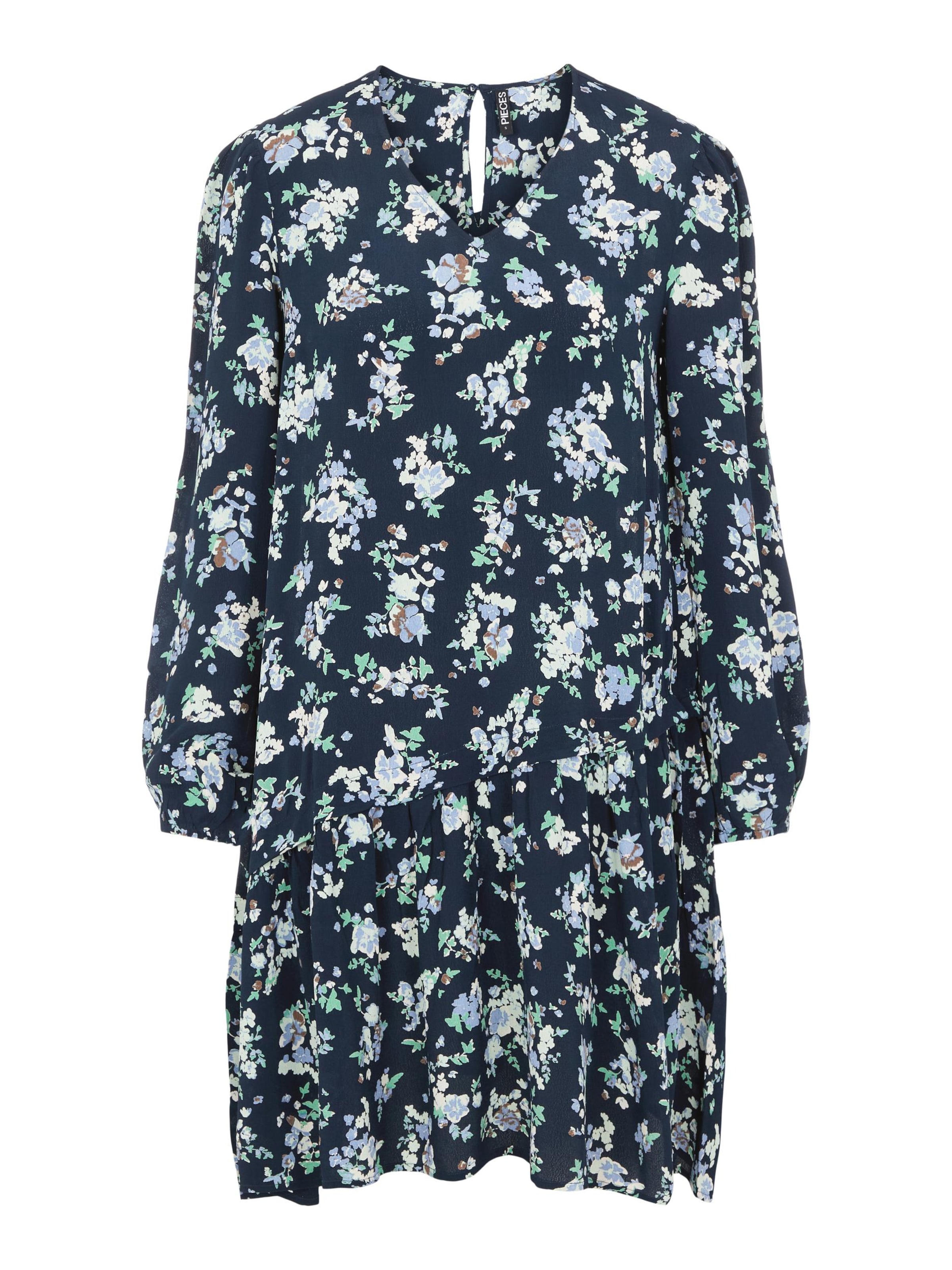 Abito 'Dakota' di PIECES in blu: frontale