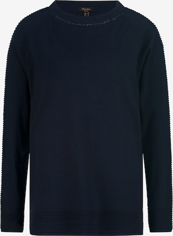 October Sweatshirt in Blauw: voorkant