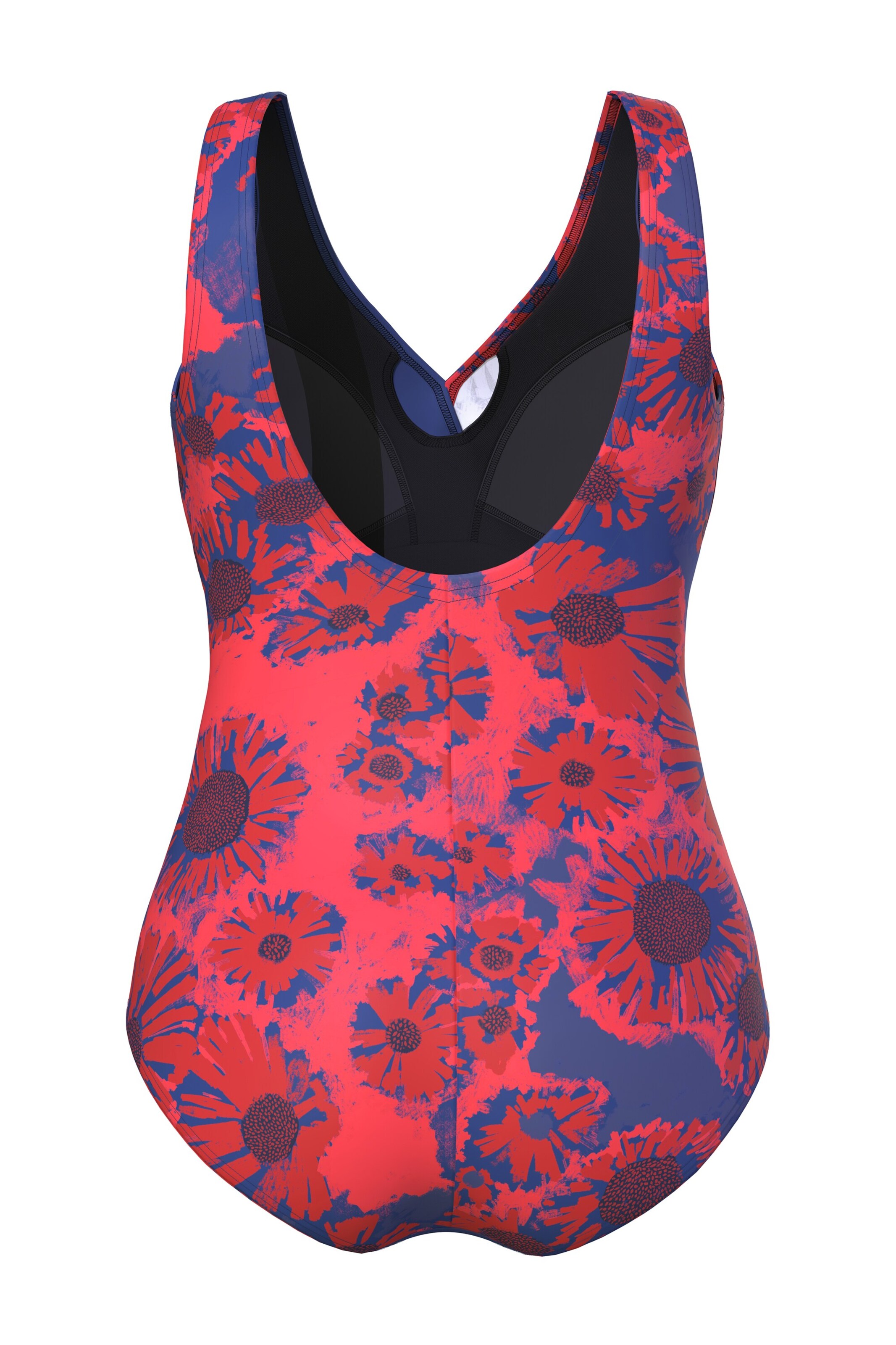 Ulla Popken Badeanzug in Blau